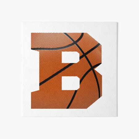 Personalized Basketball Monogram Initial U Poster for Sale by TheFamilyVan