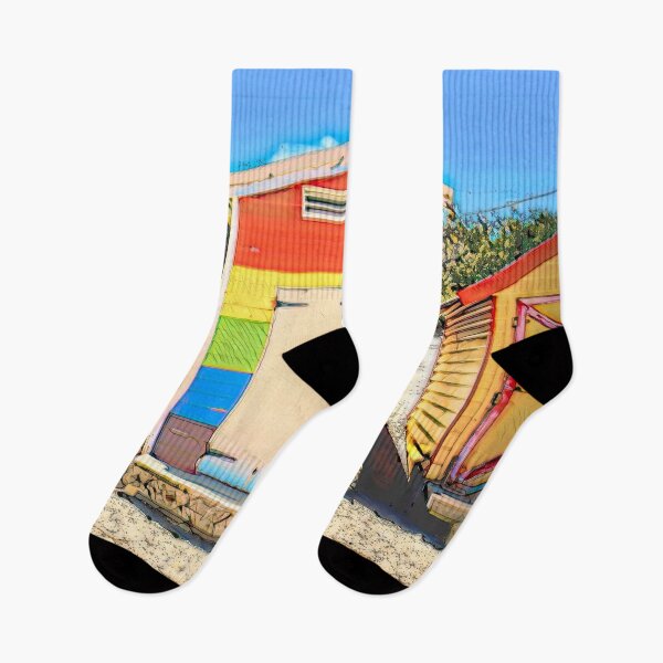 Item preview, Rainbow Beach Hut, Brighton Beach, Melbourne designed and sold by Marlene Watson-Hall.