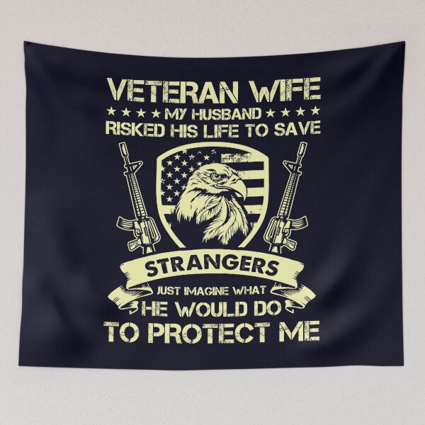 Item preview, My husband risked his life to save Strangers Veteran wife designed and sold by mmos.