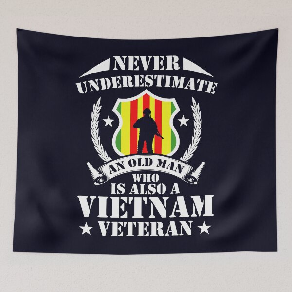 Item preview, Old Man who is also a Vietnam Veteran designed and sold by mmos.