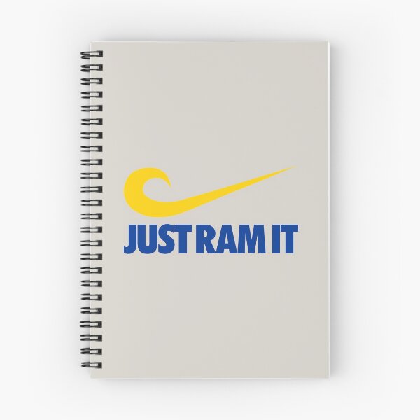 Item preview, Just Ram It - Blue & Yellow on Bone designed and sold by Ramheart.