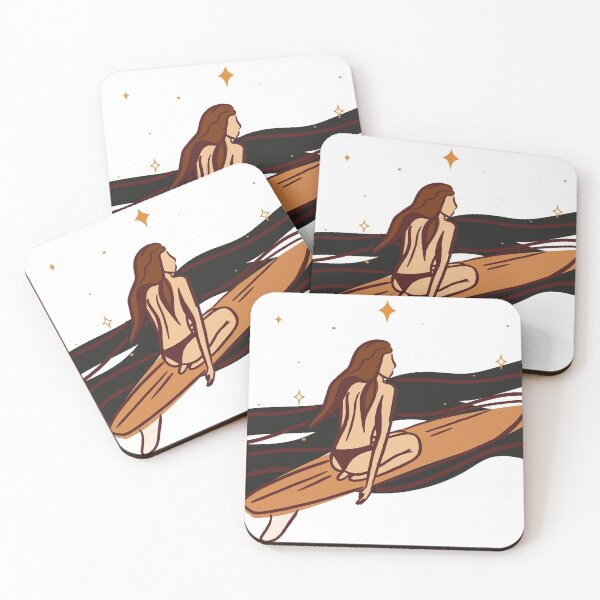 Item preview, Ride the Wave Surfer Girl designed and sold by spencerhlucas.