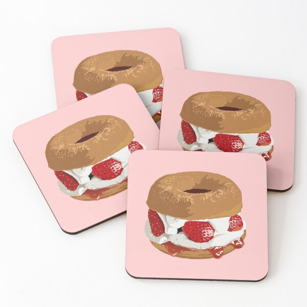 Item preview, Strawberry cream donut  designed and sold by Jay-cm.