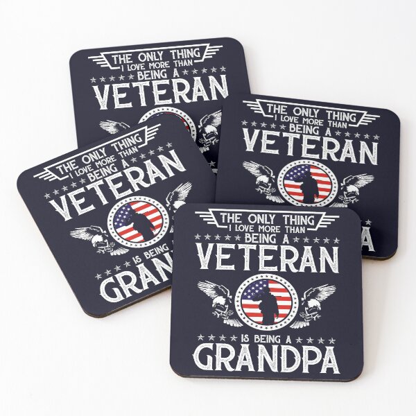 Item preview, Love more than Being a Veteran is being Grandpa designed and sold by mmos.