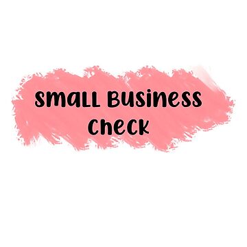 Artwork thumbnail, Small business check by itz-heidi