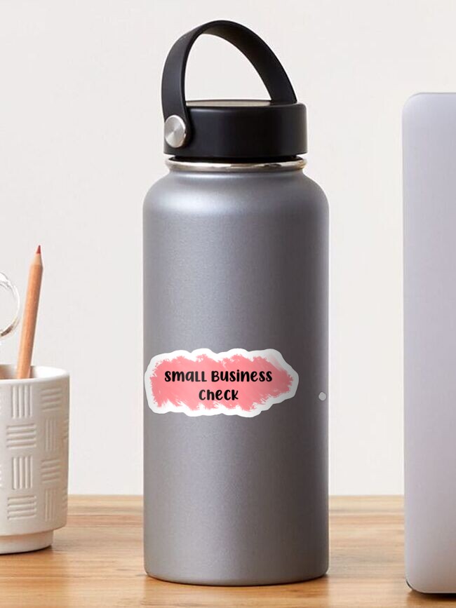 Thumbnail 1 of 3, Sticker, Small business check designed and sold by itz-heidi.