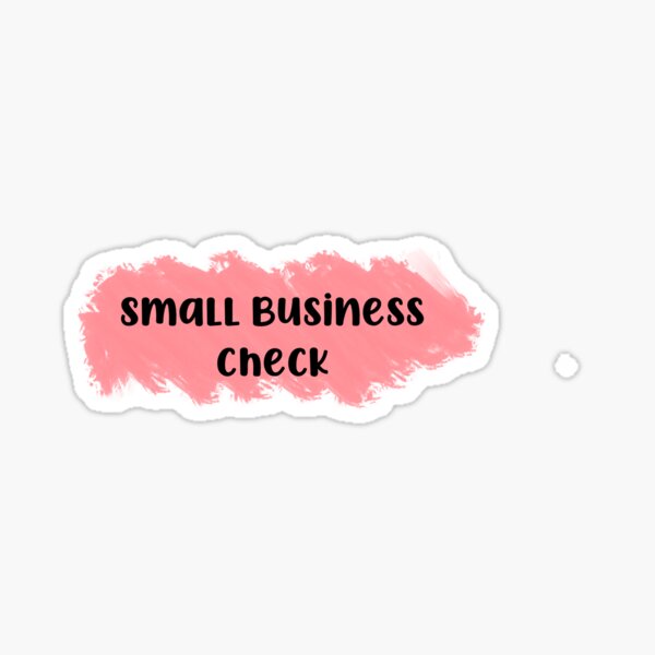 Item preview, Small business check designed and sold by itz-heidi.