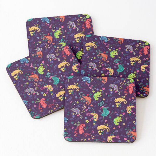 Item preview, Colorful Chameleons designed and sold by Unalomedesigns.