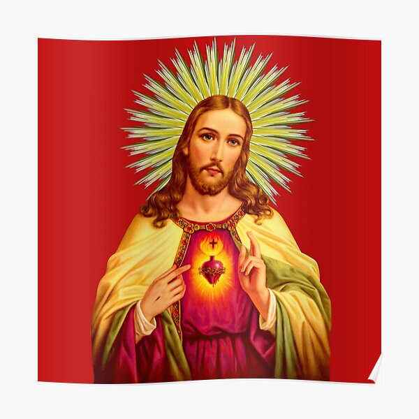 Poster G C3 B6ttliche Barmherzigkeit Redbubble