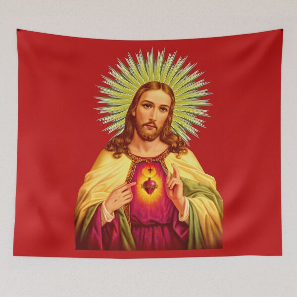 Item preview, Sacred Heart of Jesus Catholic Detente Sagrado Corazon de Jesus  designed and sold by hispanicworld.