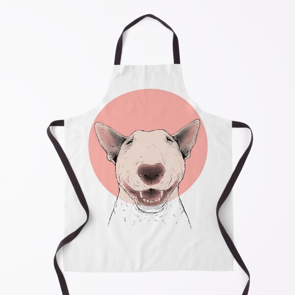 Item preview, Happy pup face smiling Bull Terrier designed and sold by jimmytan.