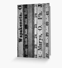 Measure Up Grußkarte