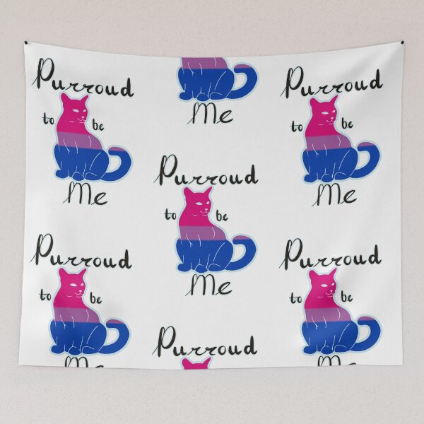 Item preview, Purroud To Be Me Bi Pride Cat designed and sold by Earthen-Angel.