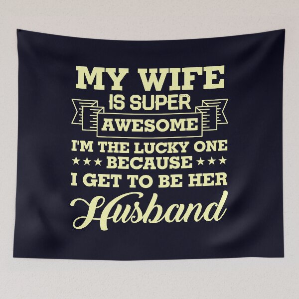 Item preview, I'm lucky one because I'm my Wife Husband designed and sold by mmos.