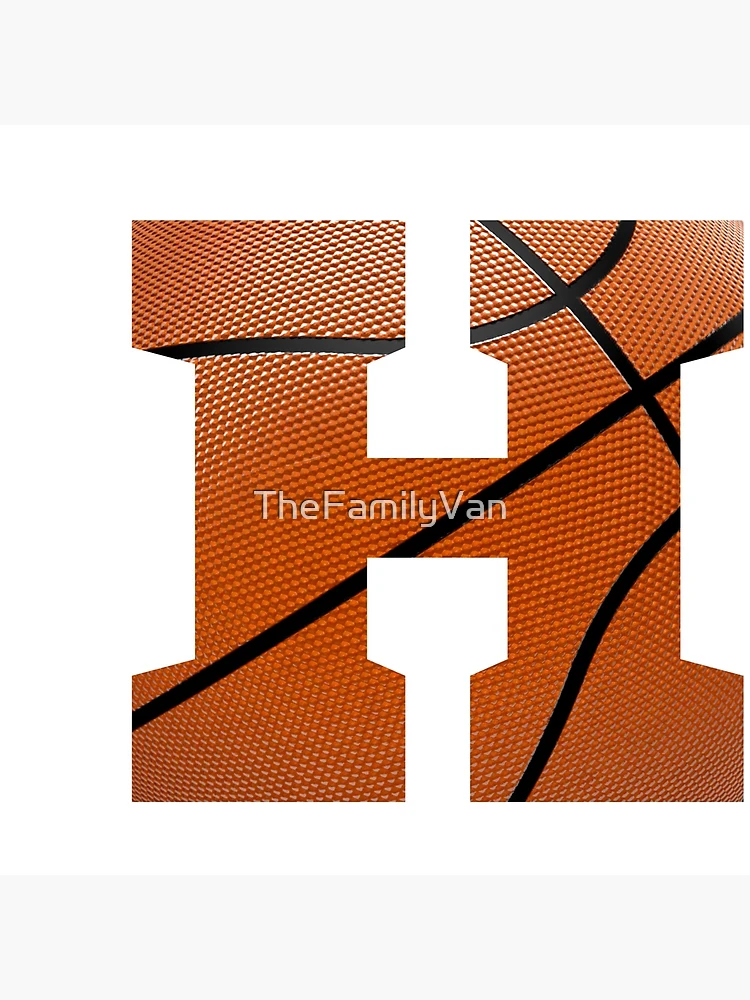 Personalized Basketball Monogram Initial U Poster for Sale by TheFamilyVan
