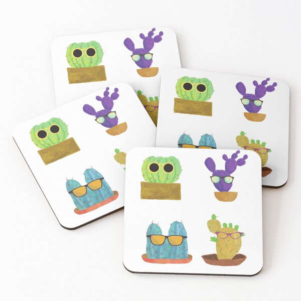 Item preview, Cool Chilling Bad ass Cactus Gang with sunglasses//Ask me about my plants designed and sold by Aishwarya  Singh.