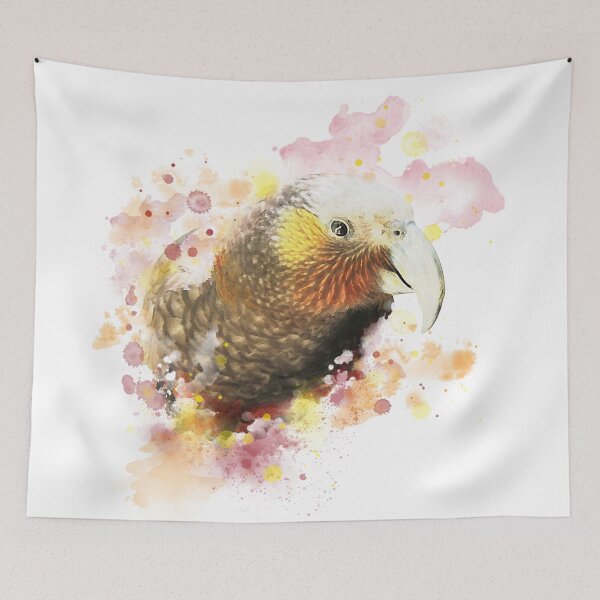 Item preview, Watercolour Kaka designed and sold by chocolatemouse.