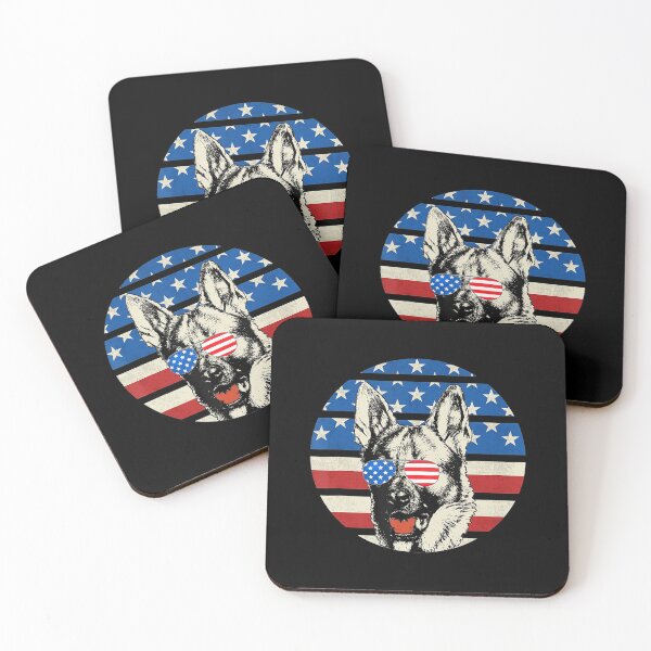 Item preview, German Shepherd American Flag Retro Dog USA Sunglasses Dog Mom Dad Pet Lover designed and sold by MagicJohnson22.