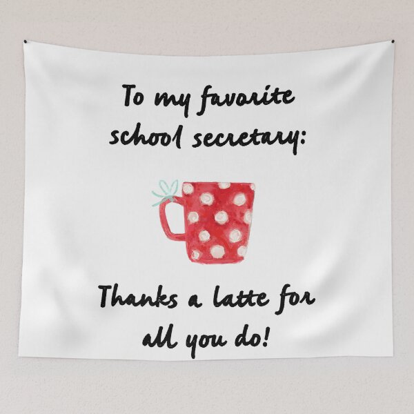 Item preview, School secretary thank you designed and sold by firegalaxy.