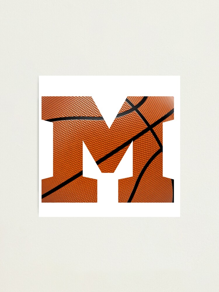 Personalized Basketball Monogram Initial U Poster for Sale by TheFamilyVan