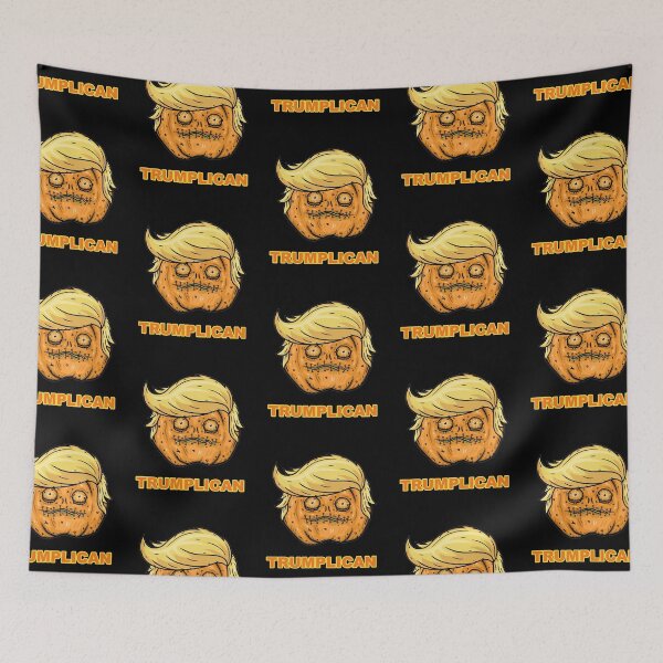 Item preview, Trumplican Pumpkin Donald Trump Pumpkin designed and sold by Draculaura2009.