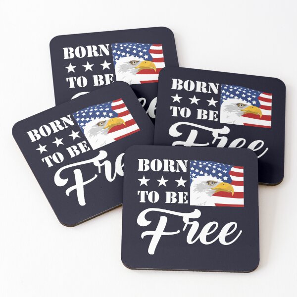 Item preview, Born to be Free American flag Veteran designed and sold by mmos.