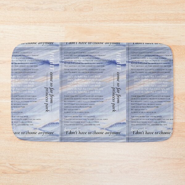 Item preview, Louis Tomlinson Habit - Styl(es)ized Lyrics from Walls designed and sold by corkerma.