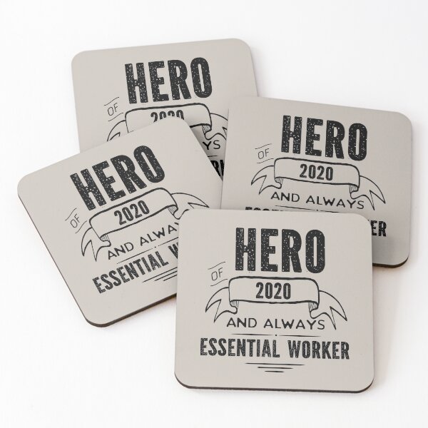 Item preview, Hero of 2020 and Always Essential Worker designed and sold by Katey1285.