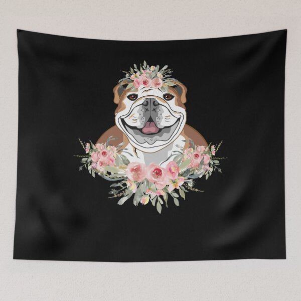 Artikelvorschau, Blumen Pitbull Geschenk entworfen und verkauft von jpjournals.