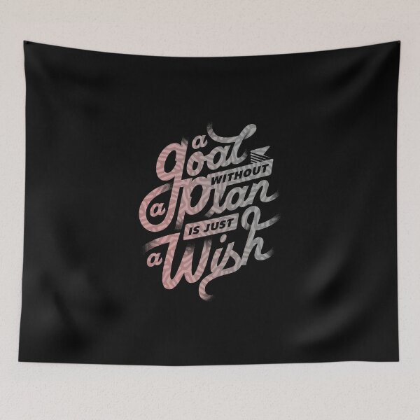 Item preview, A Goal Without a Plan is Just A Wish designed and sold by StylishTayla.