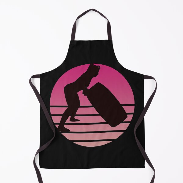 Item preview, retro, female, exercise, lifting, pink, sunset, CrossFit, fitness, workout, cross, motivation, designed and sold by prteacool.