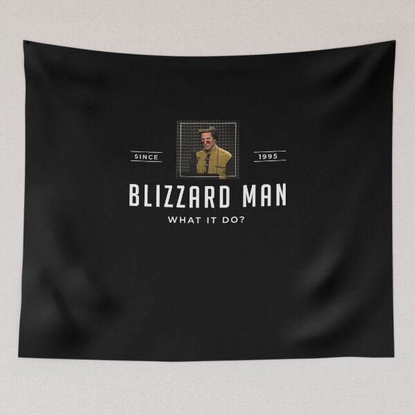 Item preview, Blizzard Man designed and sold by Primotees.