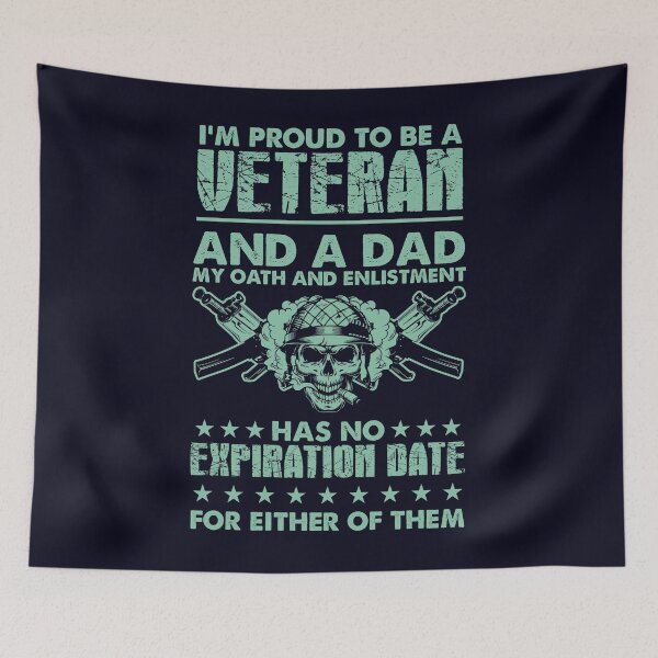 Item preview, I'm proud to be a Veteran and a Dad designed and sold by mmos.