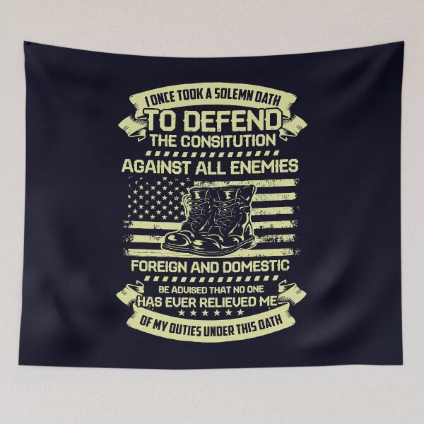 Item preview, Veteran once took a solemn Oath to defend constitution designed and sold by mmos.
