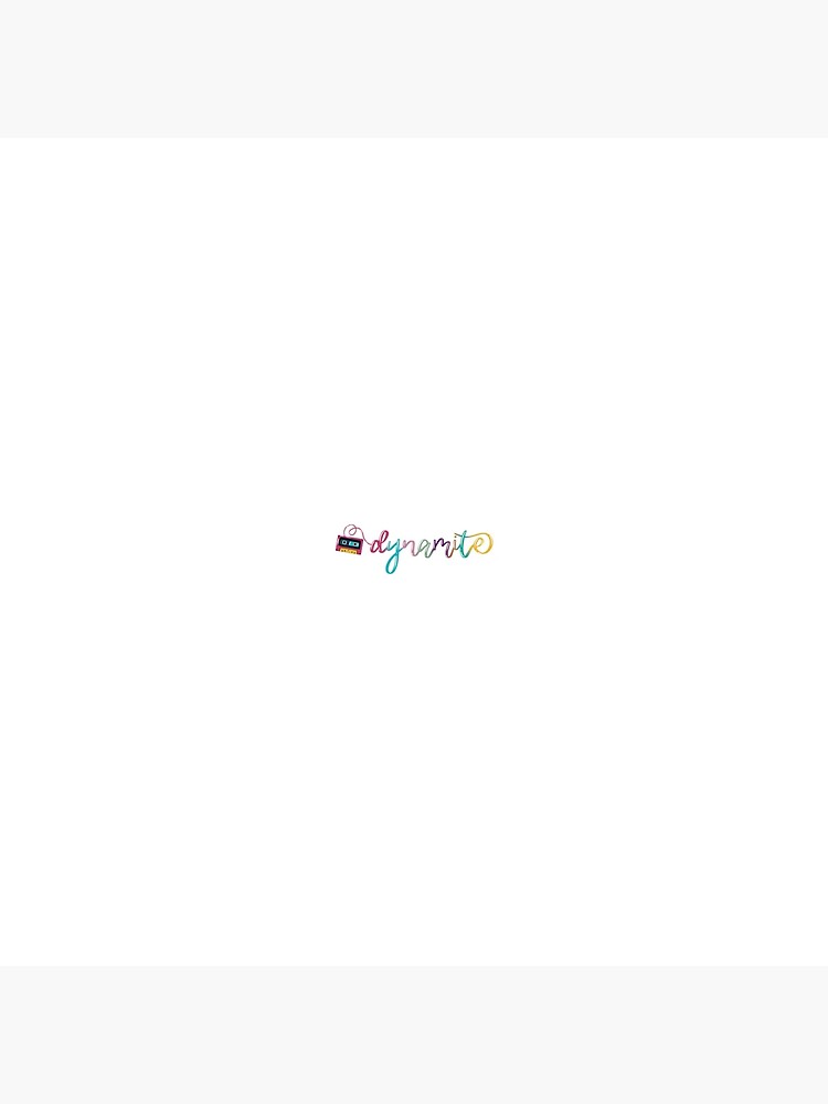 bts dynamite sticker art board print for sale by fatpanda123 redbubble