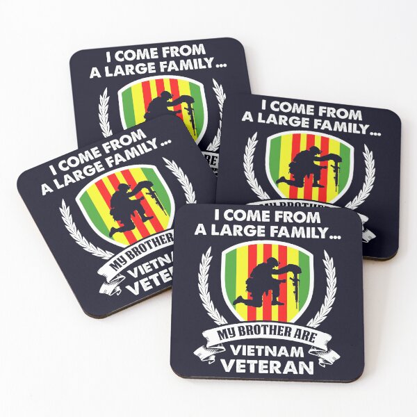 Item preview, I come from a large family Vietnam Veteran designed and sold by mmos.
