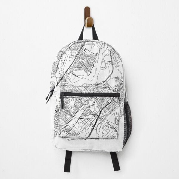 Item preview, Staten Island White Map designed and sold by multiplicitymap.