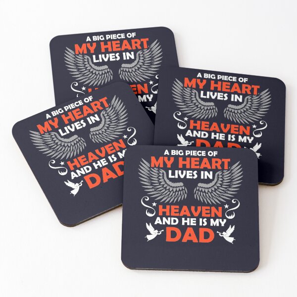 Item preview, Dad A big piece of my heart lives in Heaven designed and sold by mmos.