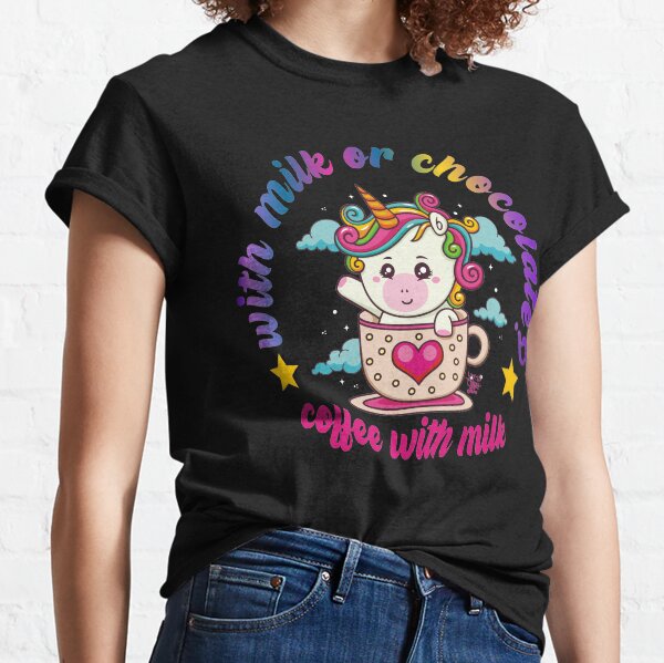 Como te gusta con leche o chocolate? Camiseta clásica