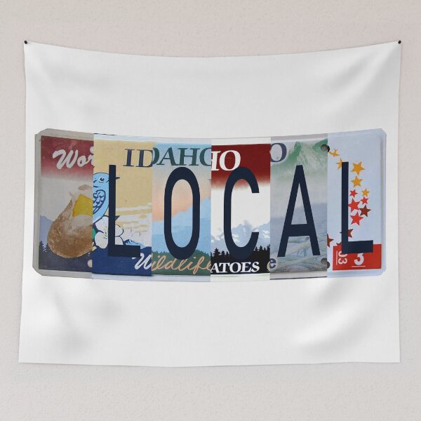 Item preview, Idaho Local, License Plates designed and sold by stermitkermit.