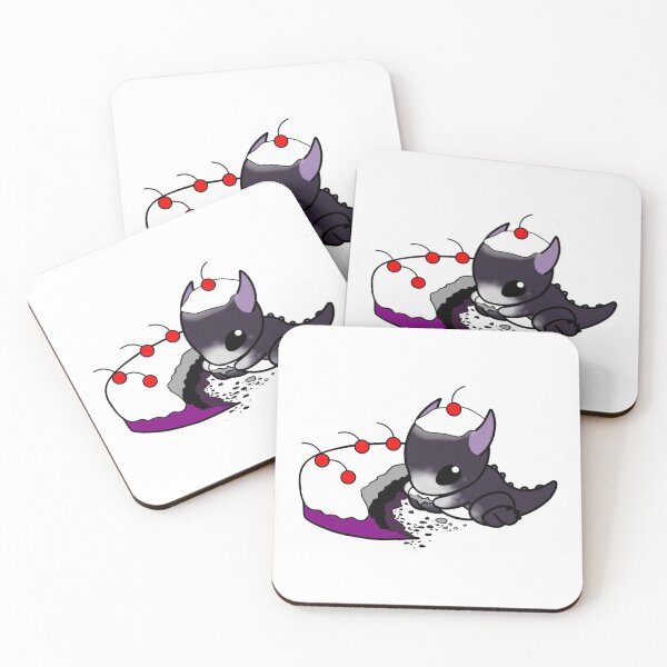 Item preview, asexual dragon eating asexual cake designed and sold by keiemcee.