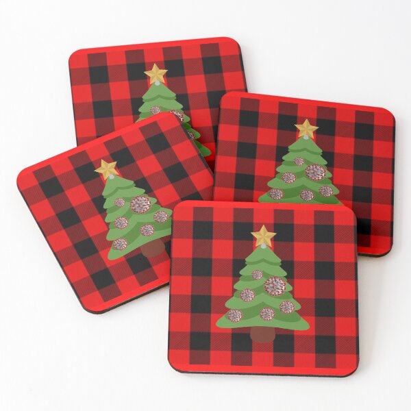 Item preview, buffalo plaid corona tree designed and sold by gnattynat.