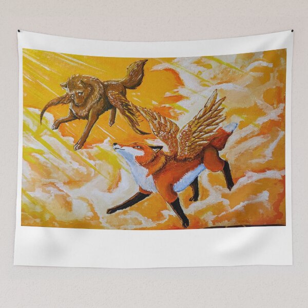 Item preview, wolf and fox designed and sold by earthwolf27.