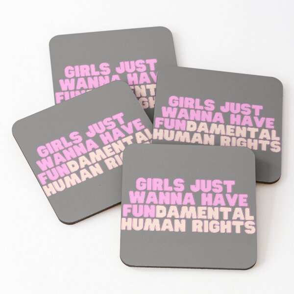 Item preview, girls just wanna have fundamental human rights designed and sold by tpwklwt.