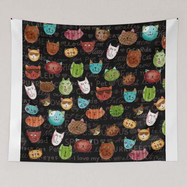 Item preview, Cool cats pattern  designed and sold by Sue Zipkin.