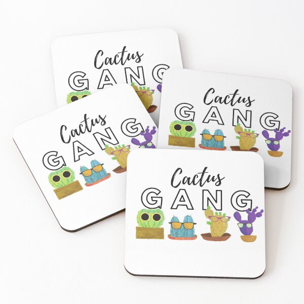Item preview, Cool Chilling Bad ass Cactus Gang with sunglasses//Ask me about my plants designed and sold by Aishwarya  Singh.