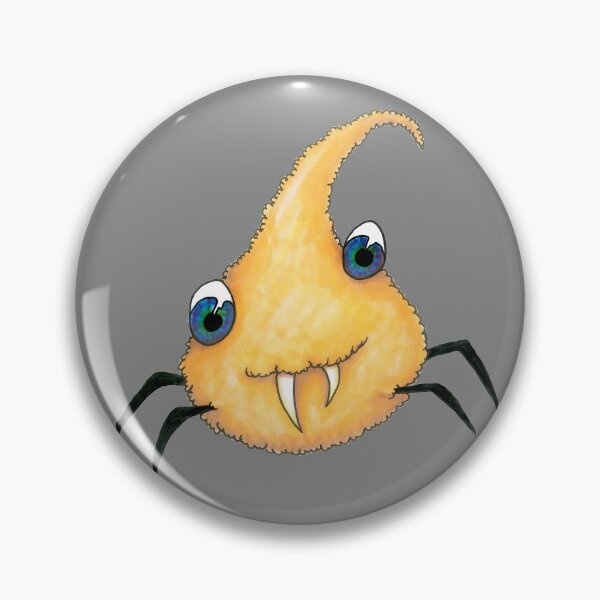 Item preview, Orange droplet monster designed and sold by LeighsDesigns.