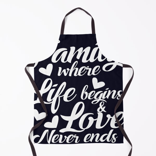 Item preview, Family where life begins love never ends designed and sold by mmos.