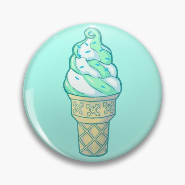 Item preview, Single Mint Ice Cream Cone designed and sold by opiumpansy.
