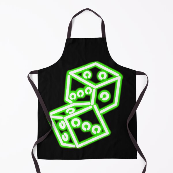 Item preview, Neon green dice lights doodle designed and sold by sraj3817.